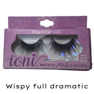 Ioni 3D Faux Mink Wispy Full Dramatic Lashes ✨ Handmade Voluminous Look